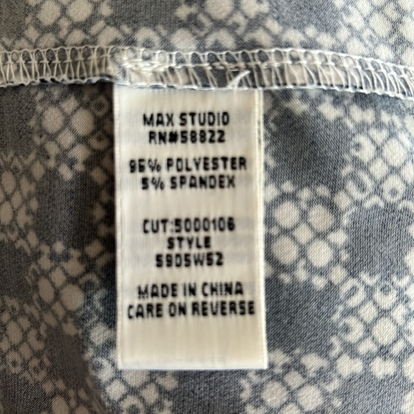 Nordstrom Max Studio collared short sleeve geometric belted dress size XS a443 - Picture 4 of 4